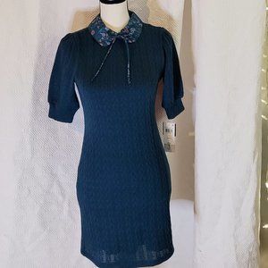 Kingston Gray Women's/Small/Green Floral Collar Dress